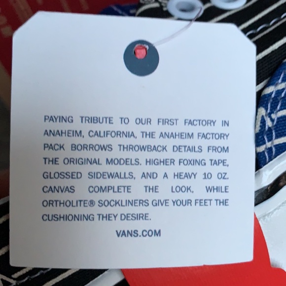 VANS ERA 95 ANAHEIM FACTORY Ogstpsogblogbk WMNS - Picture 14 of 16